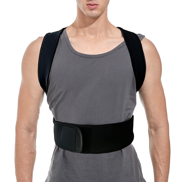 Pain relief  adjustable back brace & shoulder support posture support Fitness