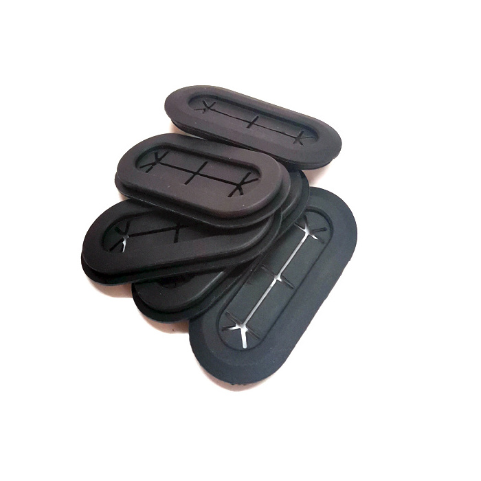 Custom round square rectangle oval rubber silicone  grommet