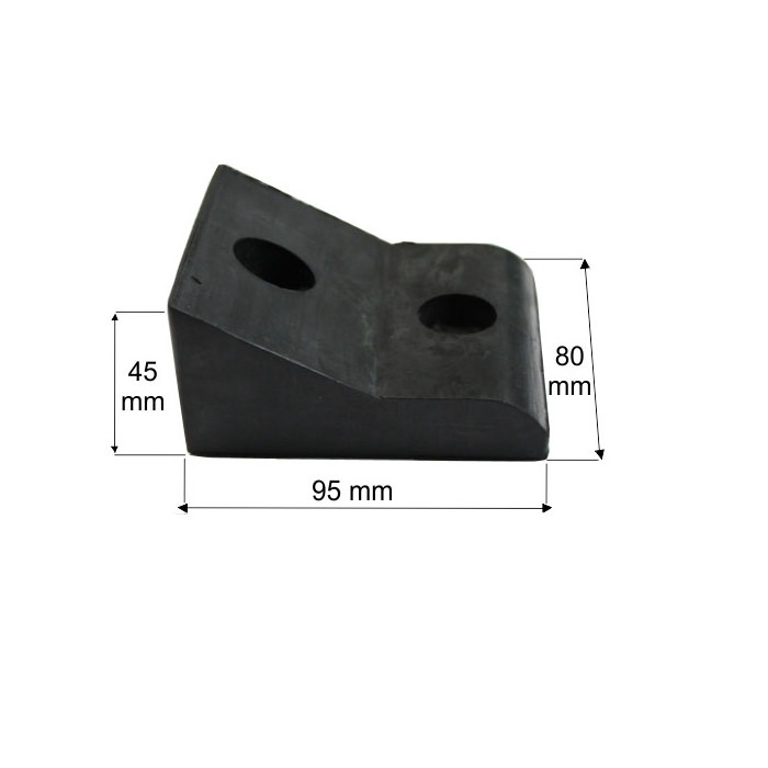 Anti slip shock absorb screw mount rubber feet