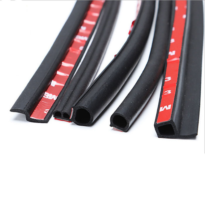 New Weather Stripping EPDM Rubber Seal Strip D-Shape Self Adhesive Car Truck Door Window Weather Strip