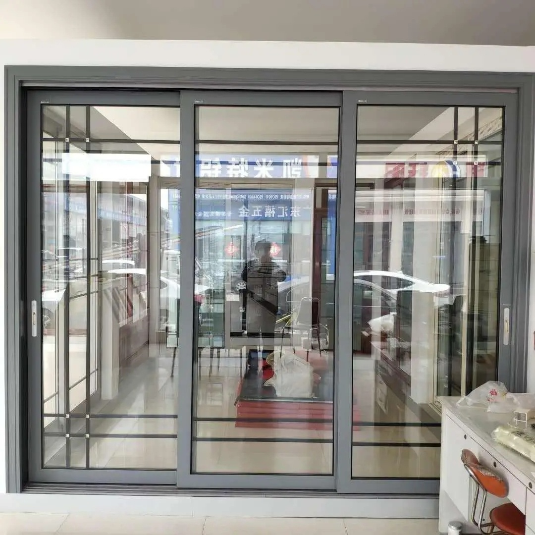 Aluminum Office Partition Profile Soundproof Room Divider Glass Partition