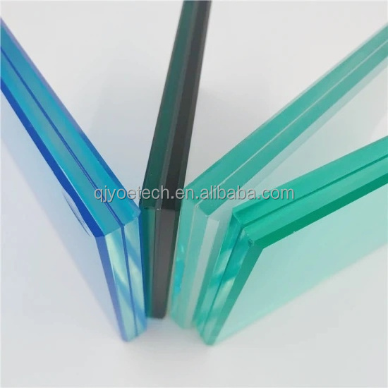 Factory Direct Sale Clear PVB Laminated Glass Solid Structure Custom Decorative Glass for Building Safety Glass for Construction