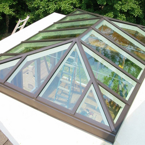 Customized Super Strong Tempered Insulated Glass Panels Aluminum Roof for Skylight