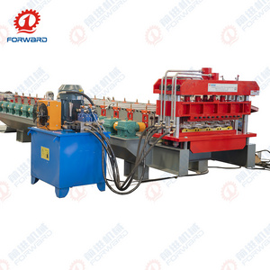 FORWARD South Africa Glazed Tile Making Ridge Metal Siding Corrugated Sheet IBR Roof Roll Forming Machine