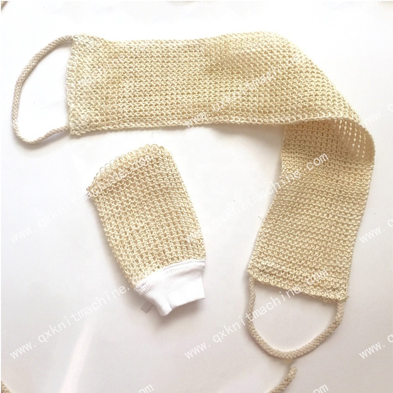 Sisal Bath Strap Back Scrubber Knitting Making Machine