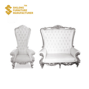 SL-GWY-D001 Royal chairs luxury wedding king throne chair for wedding