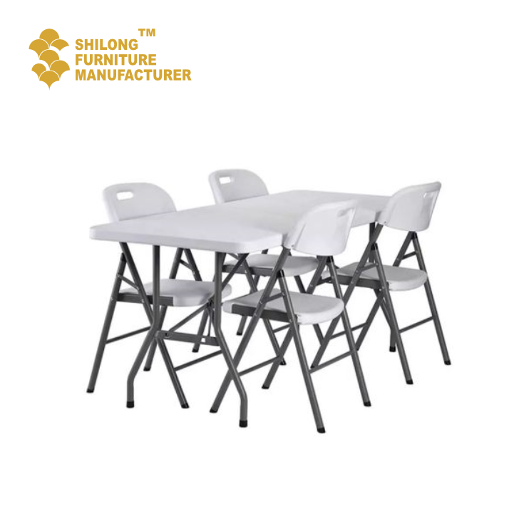 SL-ZDY-C001 Wholesale Cheap Popular White Stock Furniture Modern Wedding Plastic Chairs Outdoor Folding Garden Chairs For Events