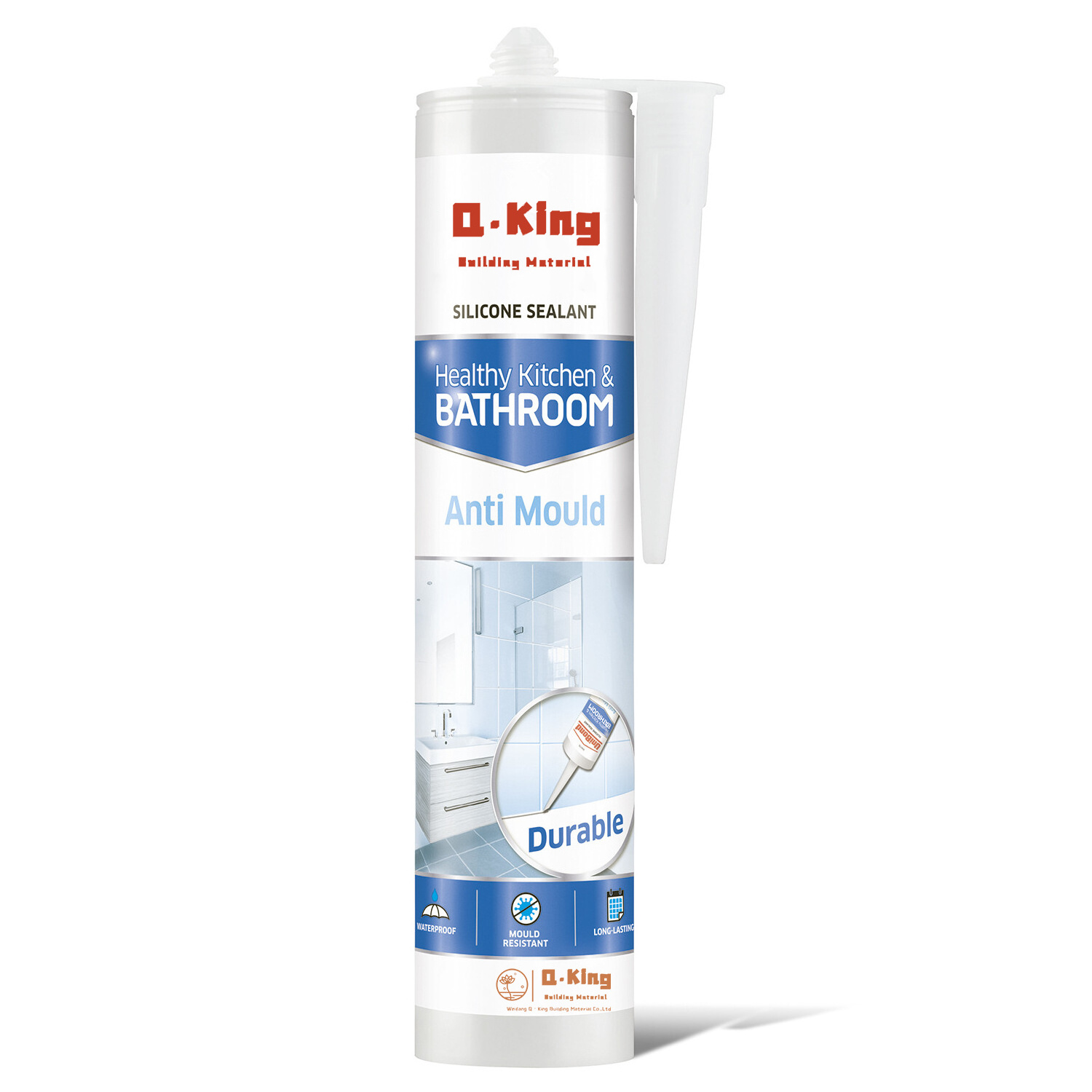 Qking B grades facoty price canopy aluminum mirror silicone sealant adhesive glue