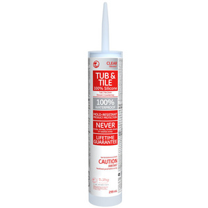 hi-temp rtv silicone adhesive 310ml tube glass sealant double glass aquarium fish tank