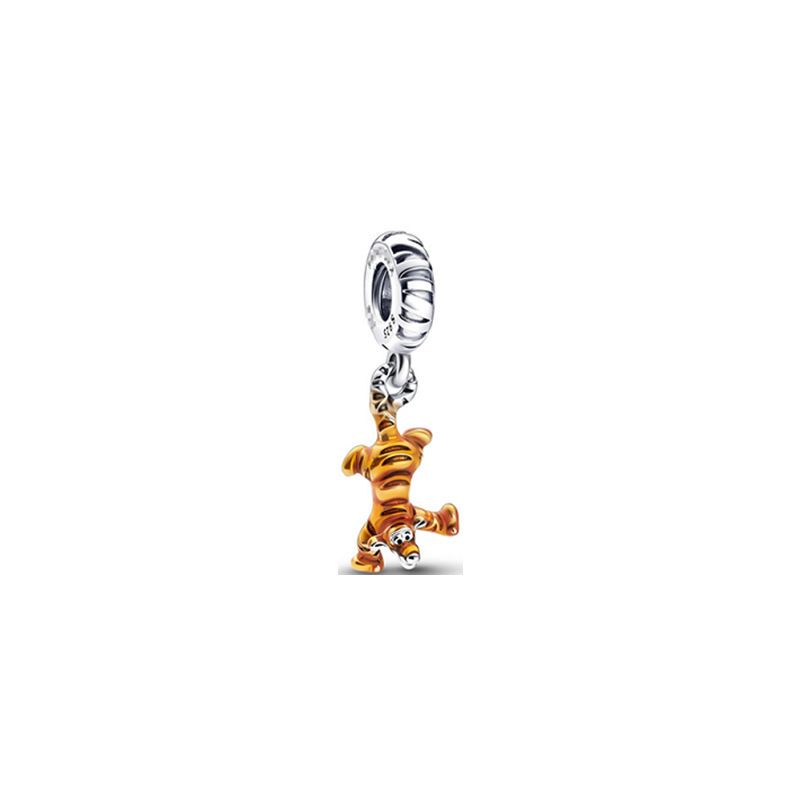 New Original 925 Sterling Silver Tigger DIY Charm Beads Suitable for Women Original Snake Bracelet Jewelry Design Bracelet