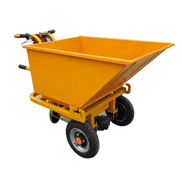 Farm dump cart electric hand overturned bucket vehicle