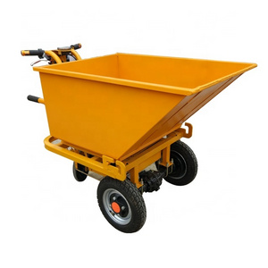 Farm dump cart electric hand overturned bucket vehicle