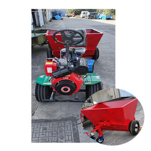 Good price riding grass combing and sand washing machine 15HP field lawn combing equipment