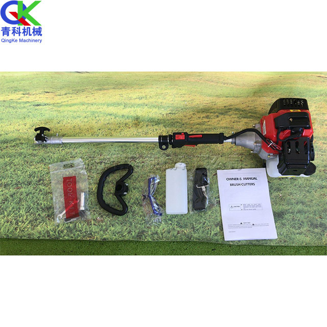 Two stroke lawn sweeper portable gasoline power football field tennis court artificial grass cleaning equipment Snow sweeper