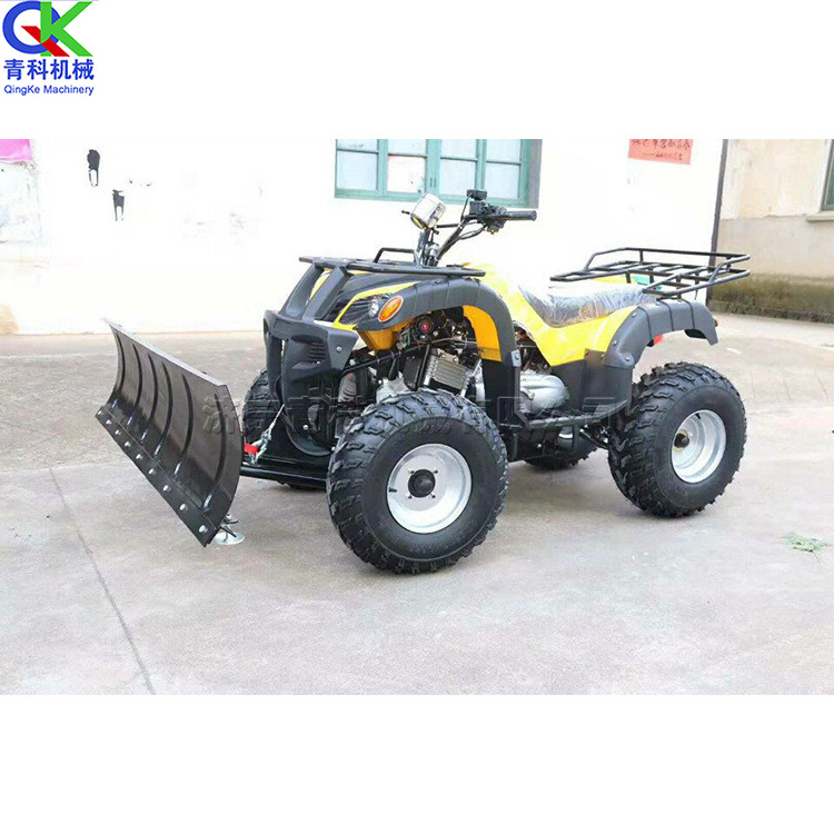 Four-wheeled driving snow pusher beach car petrol snowplow garden snow pushers