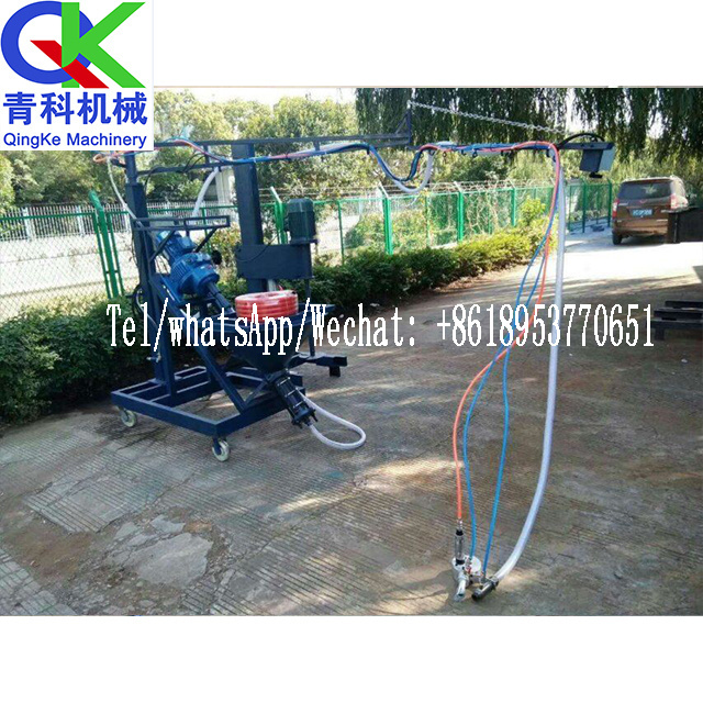 grc glass fiber cement spray machine FRP composite roving fiber  glass chopper chop resin spray gun system machine