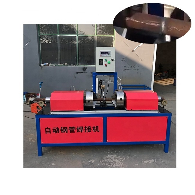 Steel pipe butt welding machine construction scaffolding metal pipe automatic spot welding butt welding manufacturers direct