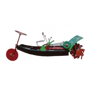 Paddy field tractor paddy field boat tractor paddy tire farm boat tractor for rice field cultivation