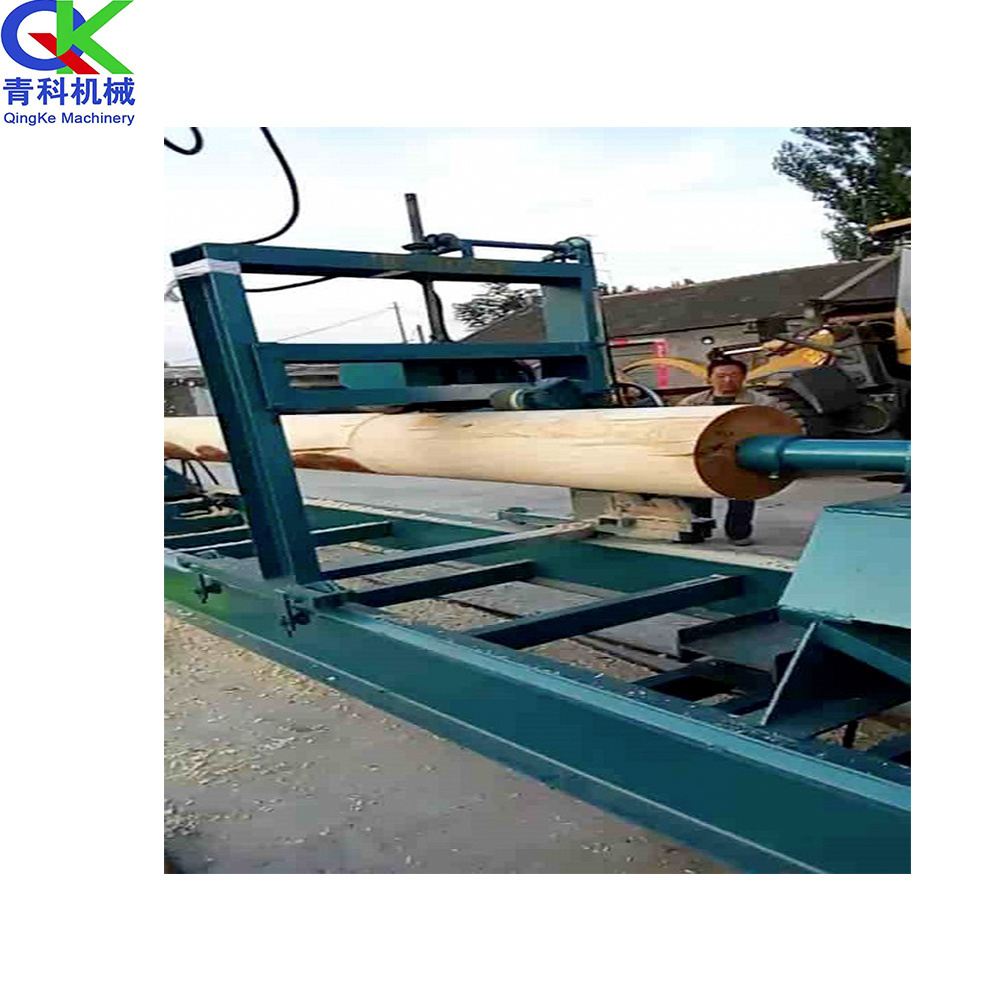 Ancient building wooden girder machine large diameter wooden lathe log finding machine Round wooden lathe