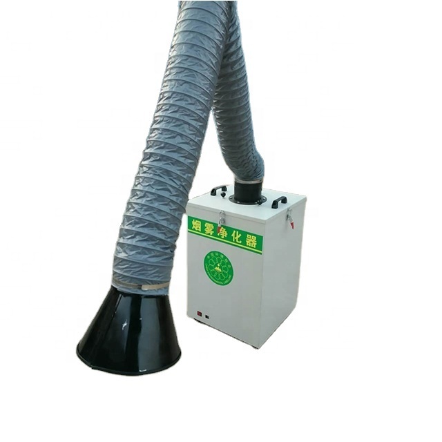 Mobile welding fume extractor for industry fume collection