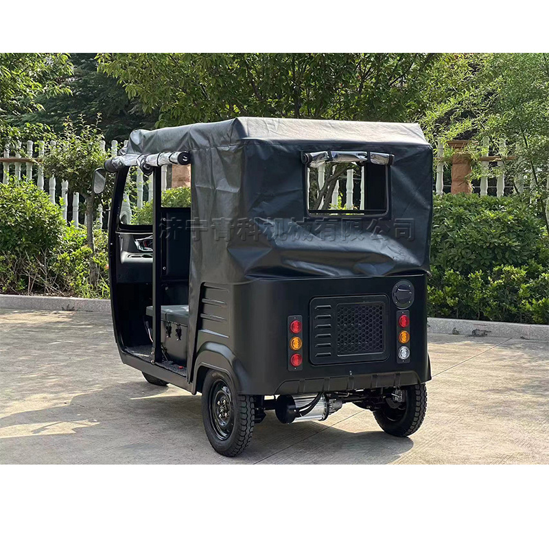 Electric three-wheeled scenic spot sightseeing vehicle 6-seater ride-on electric tricycle Single row tuk-tuk sightseeing vehicle