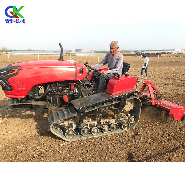 50HP/60HP/120HP Mini Crawler Bulldozer Small transporters Agricultural mountain rotary tiller Small tractor