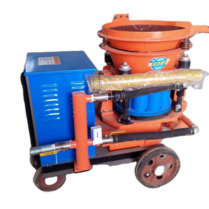 China concrete spray shotcrete gunite machine wet and dry shotcrete machine for sale