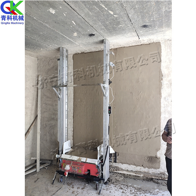 Manual loading wall plastering tools Automatic lightweight plaster plastering equipment 5-30mm thickness Construction machine