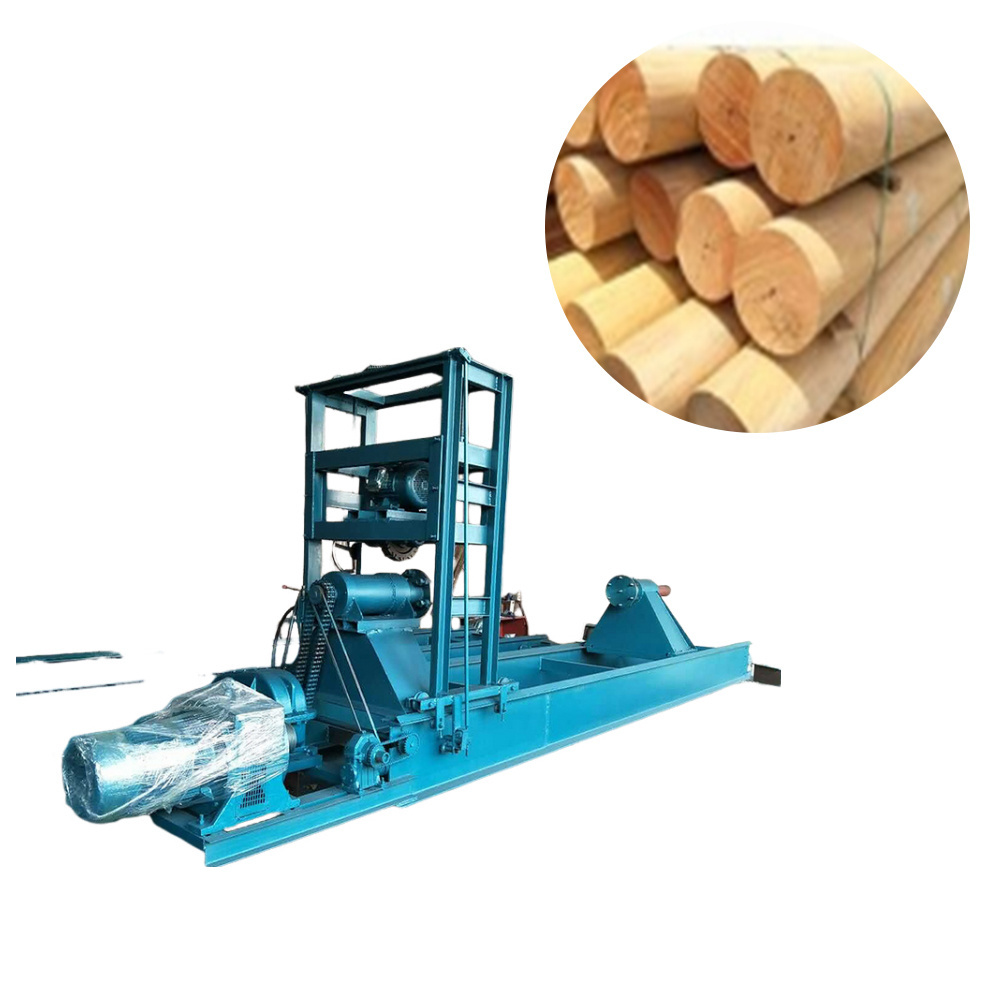 Ancient building wooden girder machine large diameter wooden lathe log finding machine Round wooden lathe