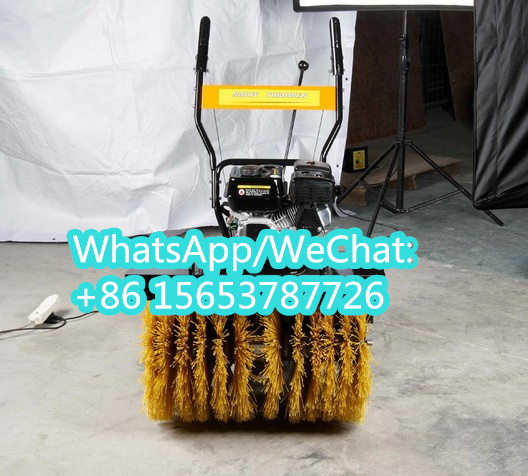 6.5 horsepower snow plow residential property factory snow plow nylon wire roller brush snow plow