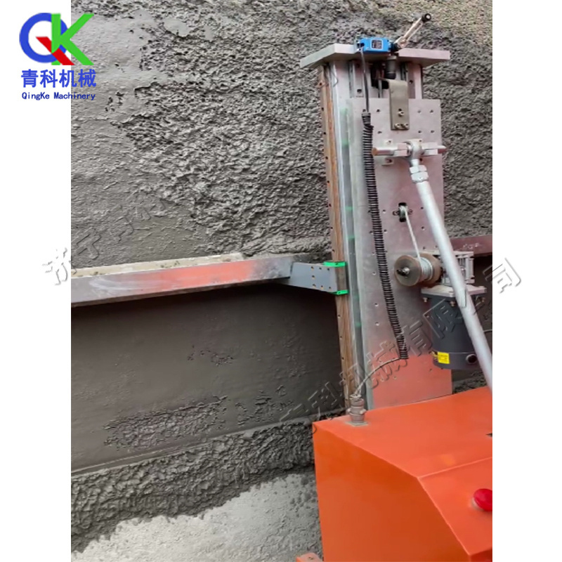 Automatic Gypsum Cement Mortar Scraping Machine Wall Mobile Putty Scraping Machine Building Interior Wall Plastering Machine