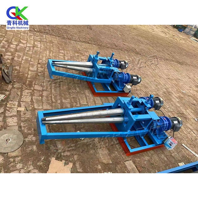 Small cone coiling machine Carbon steel plate bender 3 rollers plate rolling machine with mechanical power