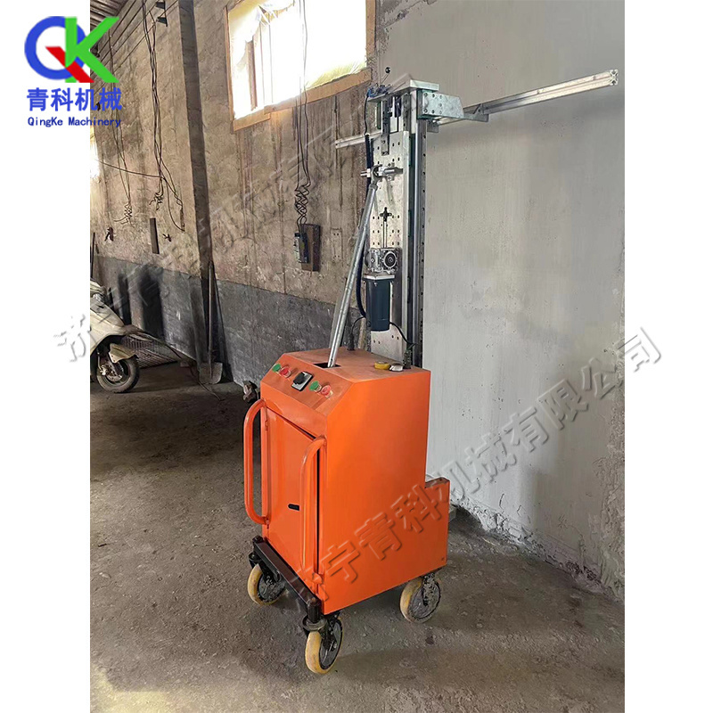 Automatic Gypsum Cement Mortar Scraping Machine Wall Mobile Putty Scraping Machine Building Interior Wall Plastering Machine