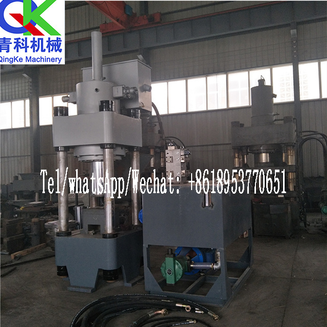 Automatic iron scraps forming chip cake pressing block machine scrap metal scrap briquette pressing and forming machine