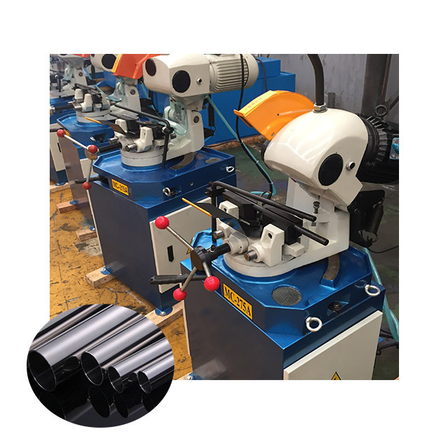 Small vertical hand pipe cutter  Iron/stainless steel/aluminum pipe cutting machine manufacturers Hob pipe cutter