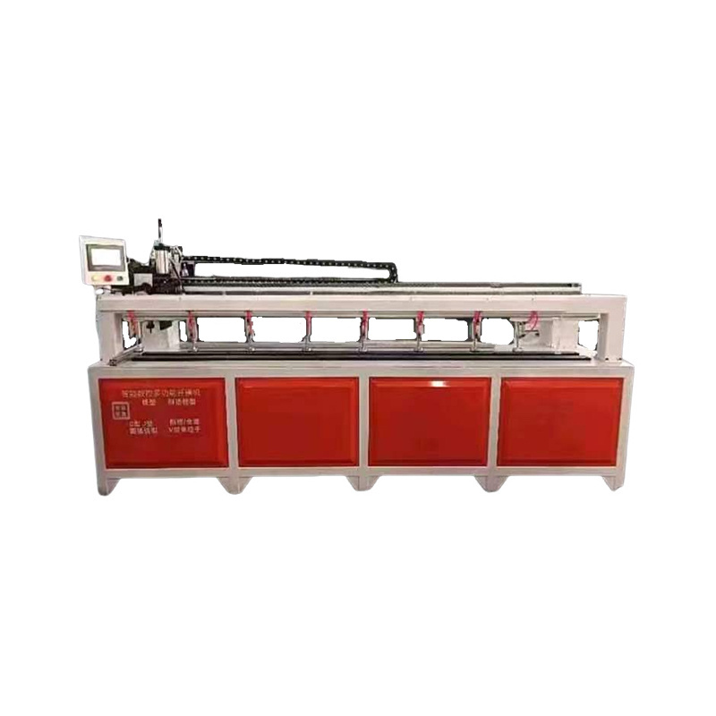 Automatic hinge slotting machine door panel cabinet door punch woodworking tongue and groove machine board bevelling machine