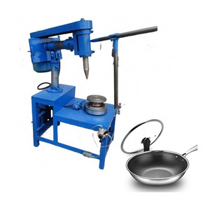 Semi-automatic cookware polishing machinery Metal cookware brushing - polishing machine Metal grinding machine