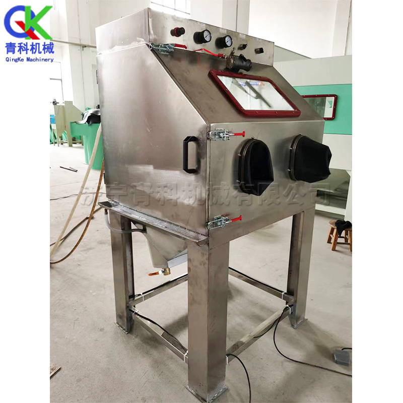 Hot sale Automatic sandblasting machine dustless manual wet sand blasting cabinet water vapour Sand blasting machine