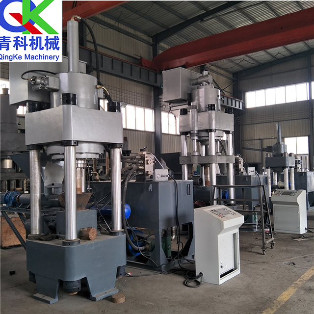 Automatic iron scraps forming chip cake pressing block machine scrap metal scrap briquette pressing and forming machine