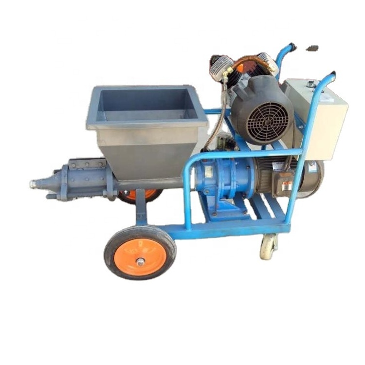 China exported automatic wall cement rendering /plastering machine price