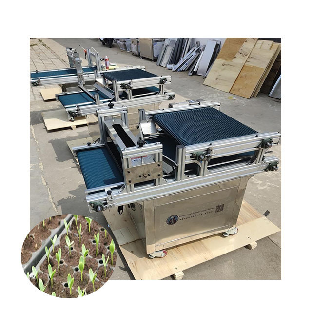 Seeding Planting Machine Plug Seedling Machine Stainless Steel Plug Tray Seeder Automatic Seedling Tray Machine