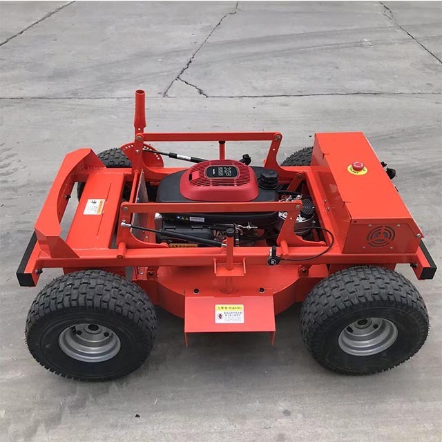 QK brand cutting grass machine Remote Control Atv Lawn Mower For Agriculture