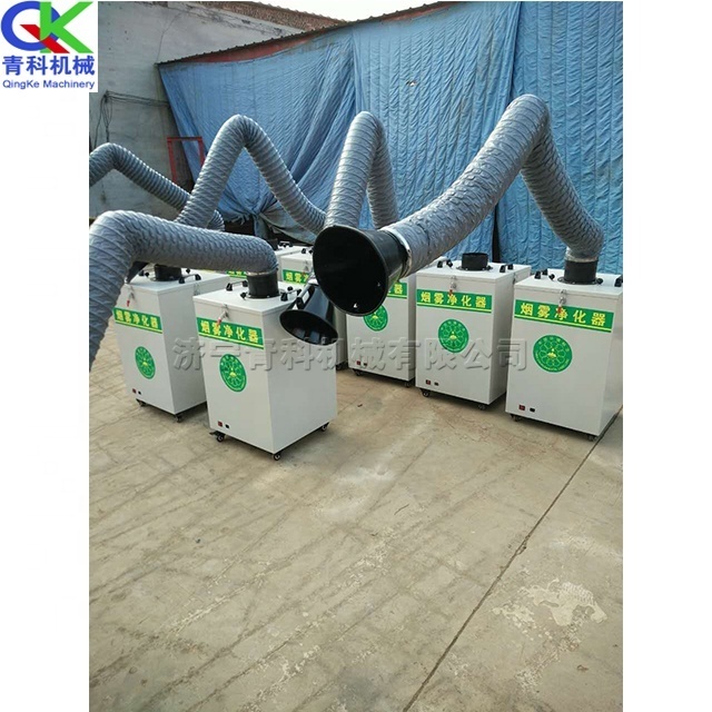 Mobile welding fume extractor for industry fume collection