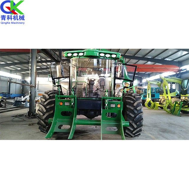 Large sugar cane loader corn stalk catcher crop handling loader with high efficiency