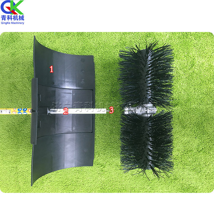 Soccer field artificial turf sweeper Gasoline lawn grooming tool High quality nylon brush