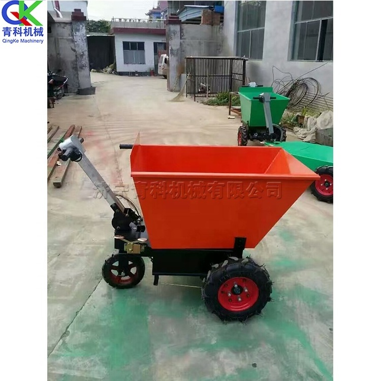 Farm dump cart electric hand overturned bucket vehicle