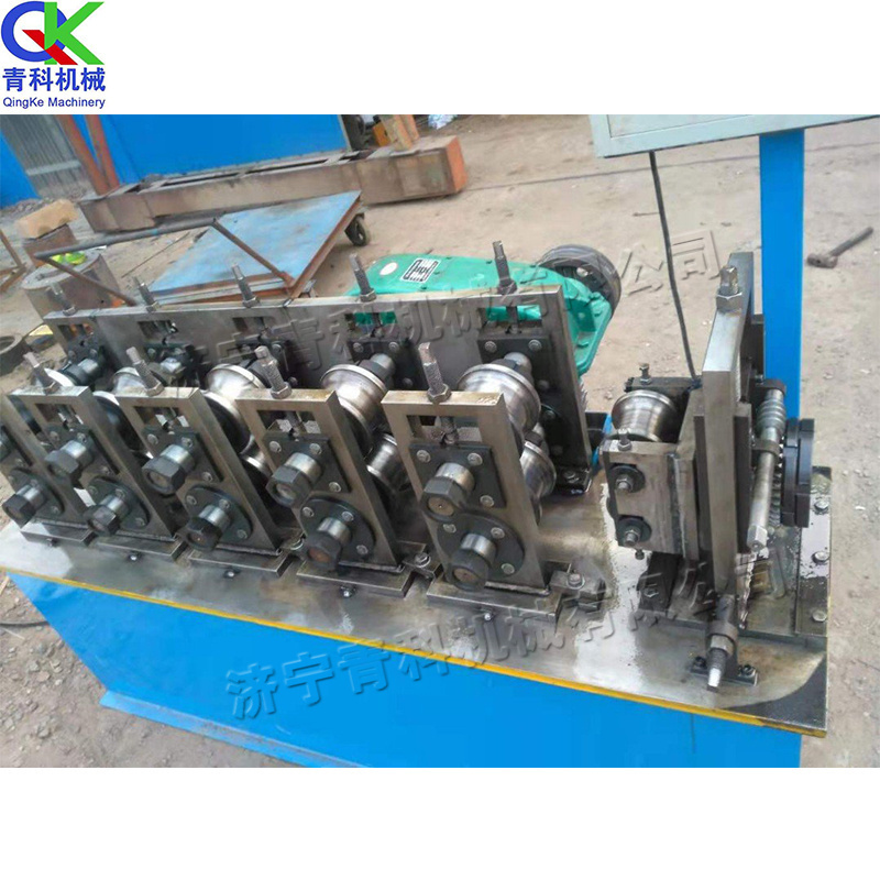 Round pipe rolling square pipe equipment Flat square tube making machinery Triangle table leg support forming machine