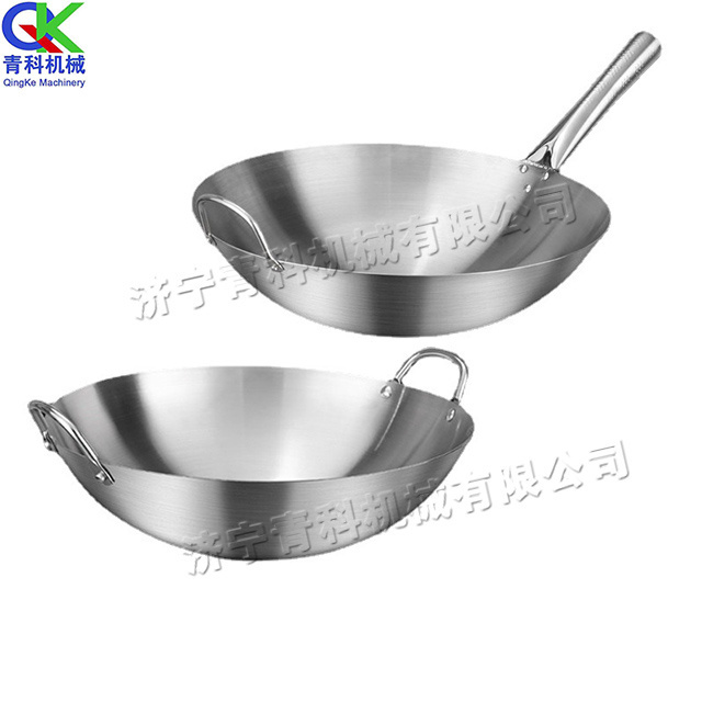 Semi-automatic cookware polishing machinery Metal cookware brushing - polishing machine Metal grinding machine