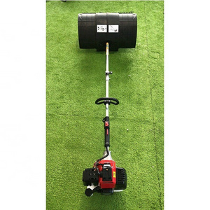 Artificial portable lawn cleaning machine Hand-pushed sweeper Two stroke portable gasoline carding machinery