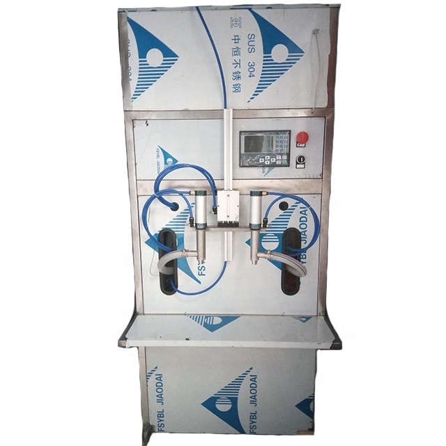 Qk double pneumatic filling equipment honey paste pressure filling machine